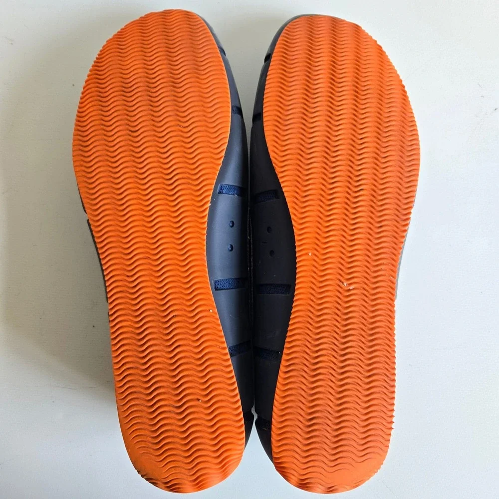 SWIMS Mens Loafers Navy Blue Orange Water‎ Resistant Boat Shoes SW-001 Size 10